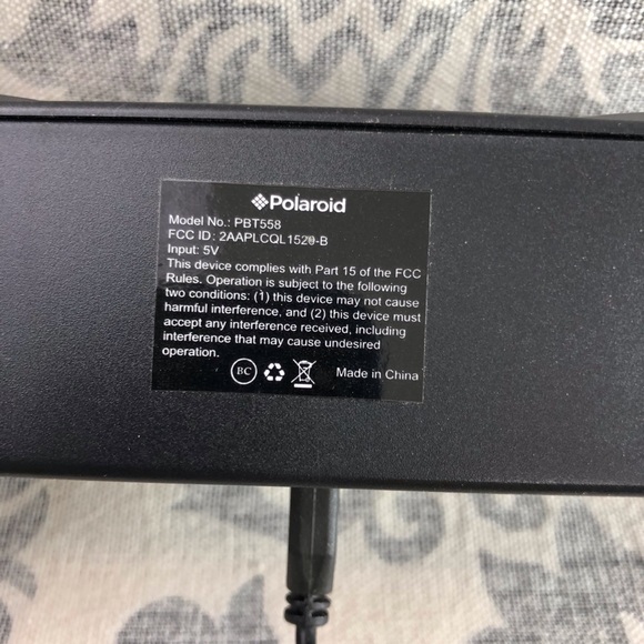 HP 🎉 thank you @Arielandaurora Polaroid blue tooth stereo speaker PBT558 - Picture 14 of 16